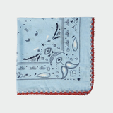 Indi & Cold - Indi&Cold Bandana With Crochet Trim Sky -