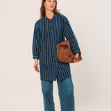 Indi & Cold - Split Leather Tote Bag – Tabaco -