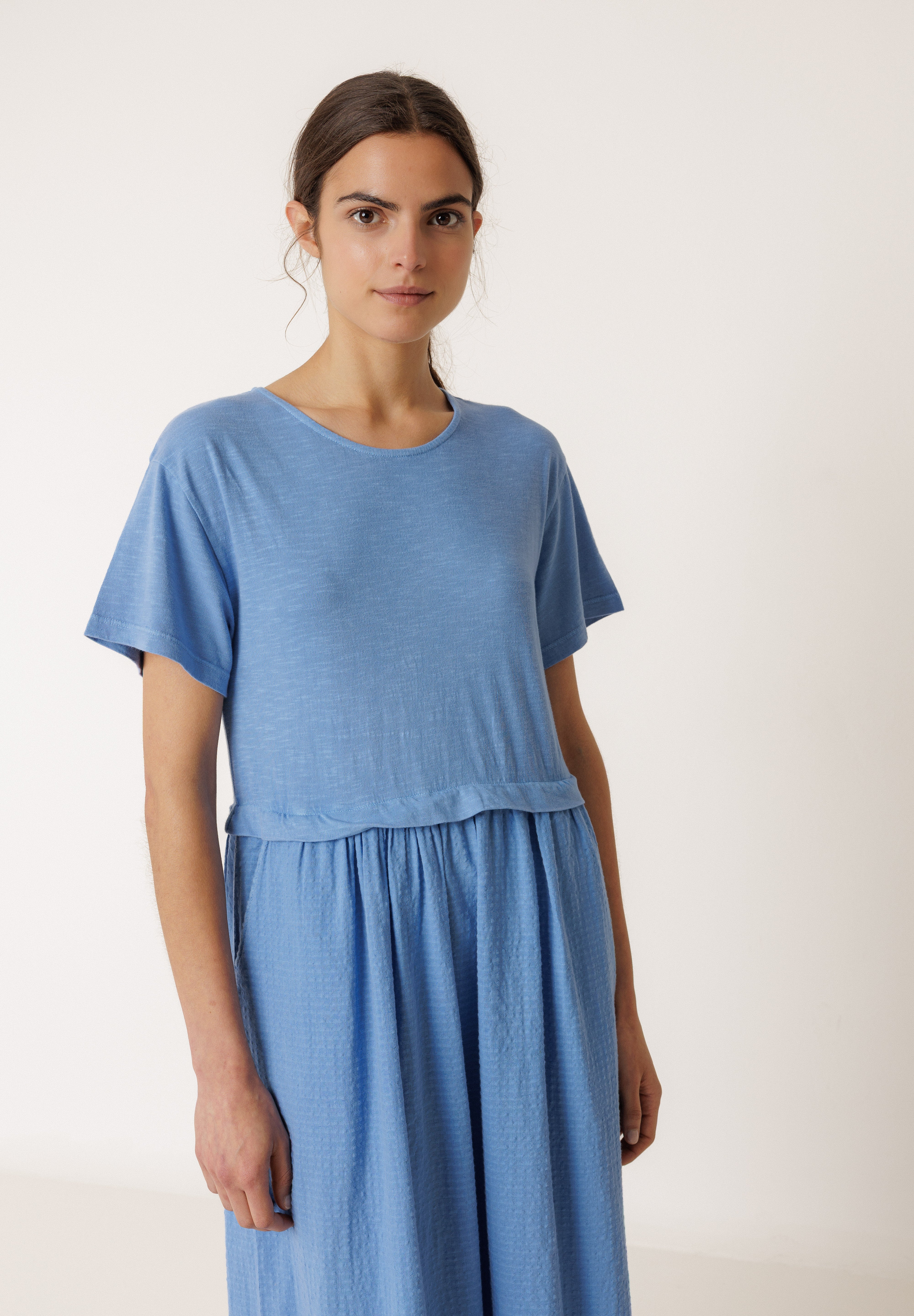 Indi & Cold - Combination Midi Dress -