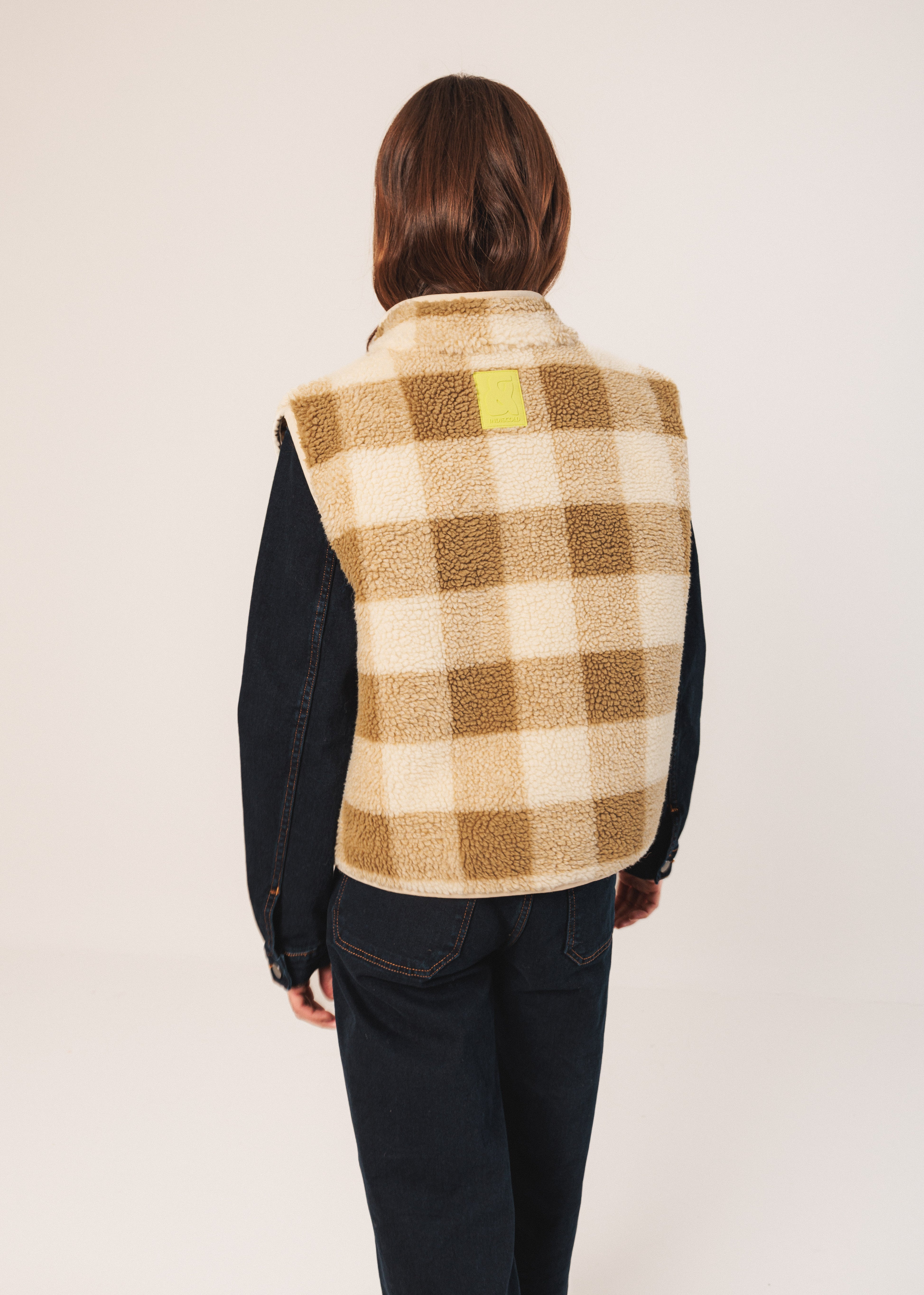 Indi & Cold - Plaid Vest -