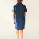 Belted Button Dress
