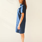 Belted Button Dress