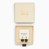 Soi - Nora Green Jade Earrings -