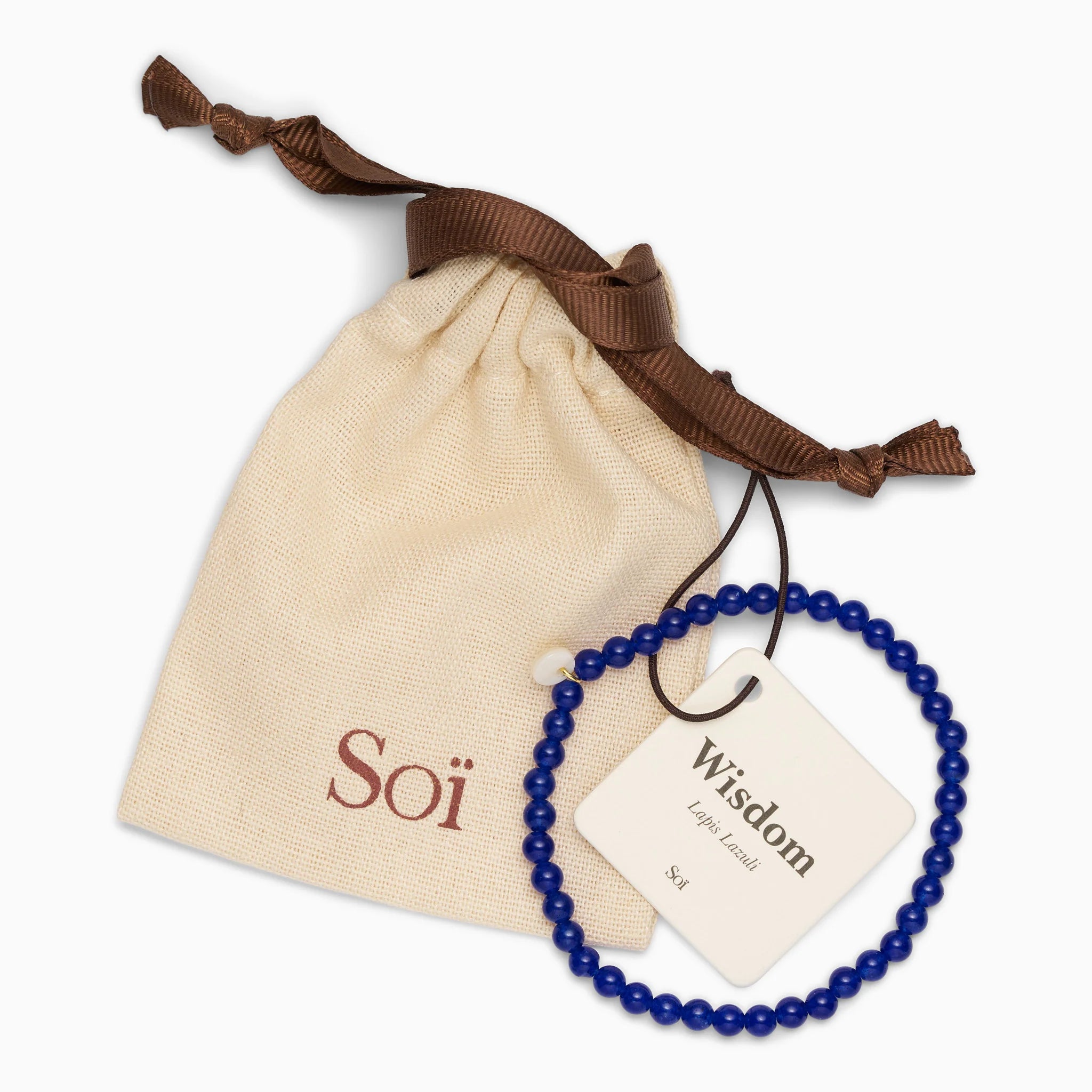 Soi - Petite Lapis Lazuli Stretch Bracelet -