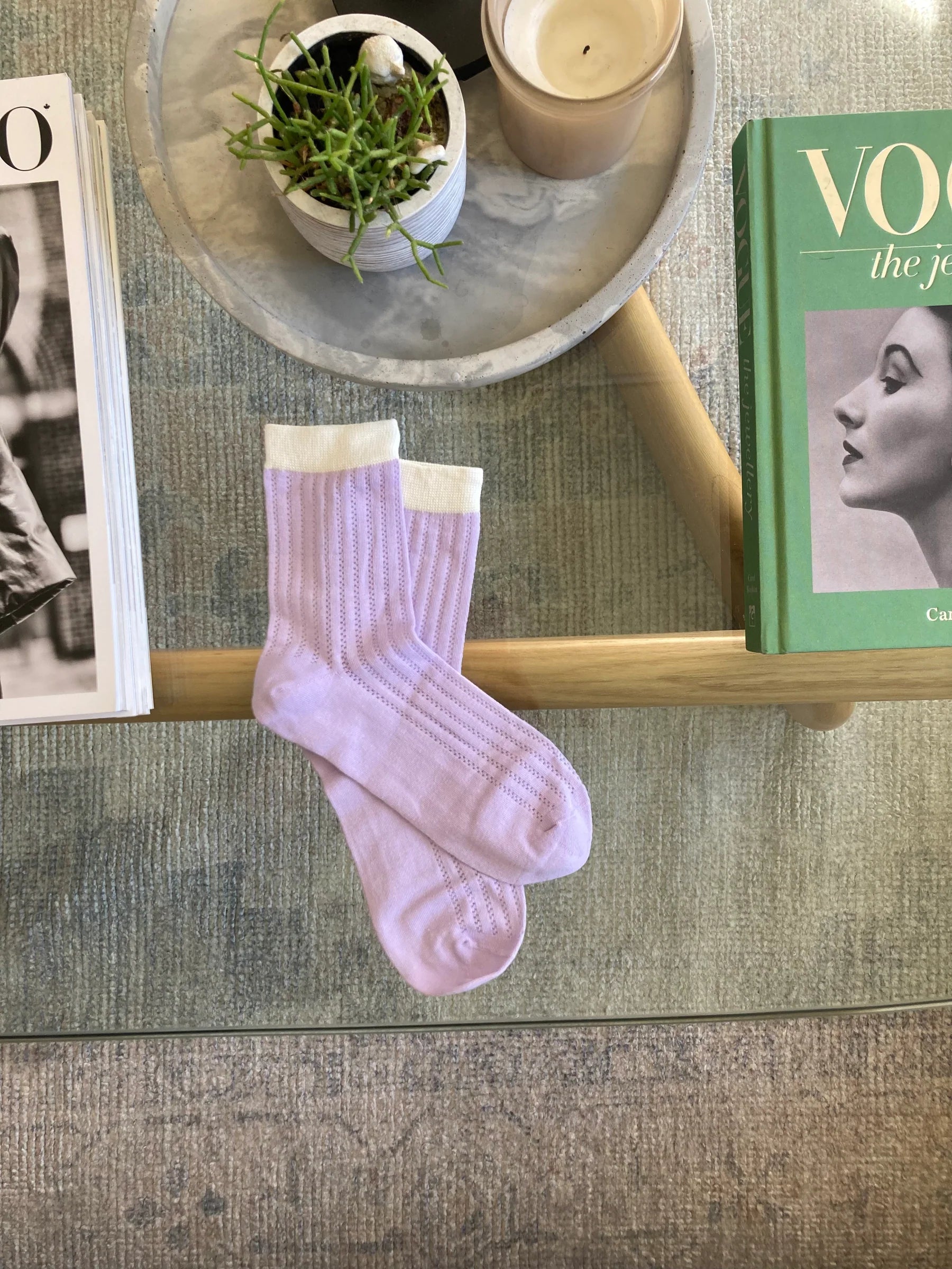 Unified - Sunday Socks – Lavender Solid -