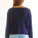 Ribbed Balloon Sleeve Sweater