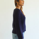 Ribbed Balloon Sleeve Sweater