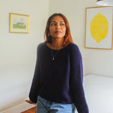Ribbed Balloon Sleeve Sweater