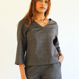 Helen V-Neck Blouse