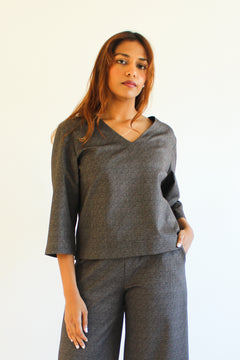 Helen V-Neck Blouse