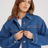 Cup of Joe - Tamara Oversized Denim Jacket -