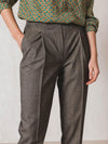 Plaid Button Trouser-Indi & Cold-Sattva Boutique