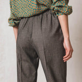 Plaid Button Trouser-Indi & Cold-Sattva Boutique