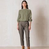 Plaid Button Trouser-Indi & Cold-Sattva Boutique