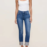 DL1961 - Mara Straight Jean - Solace Cuffed 27"