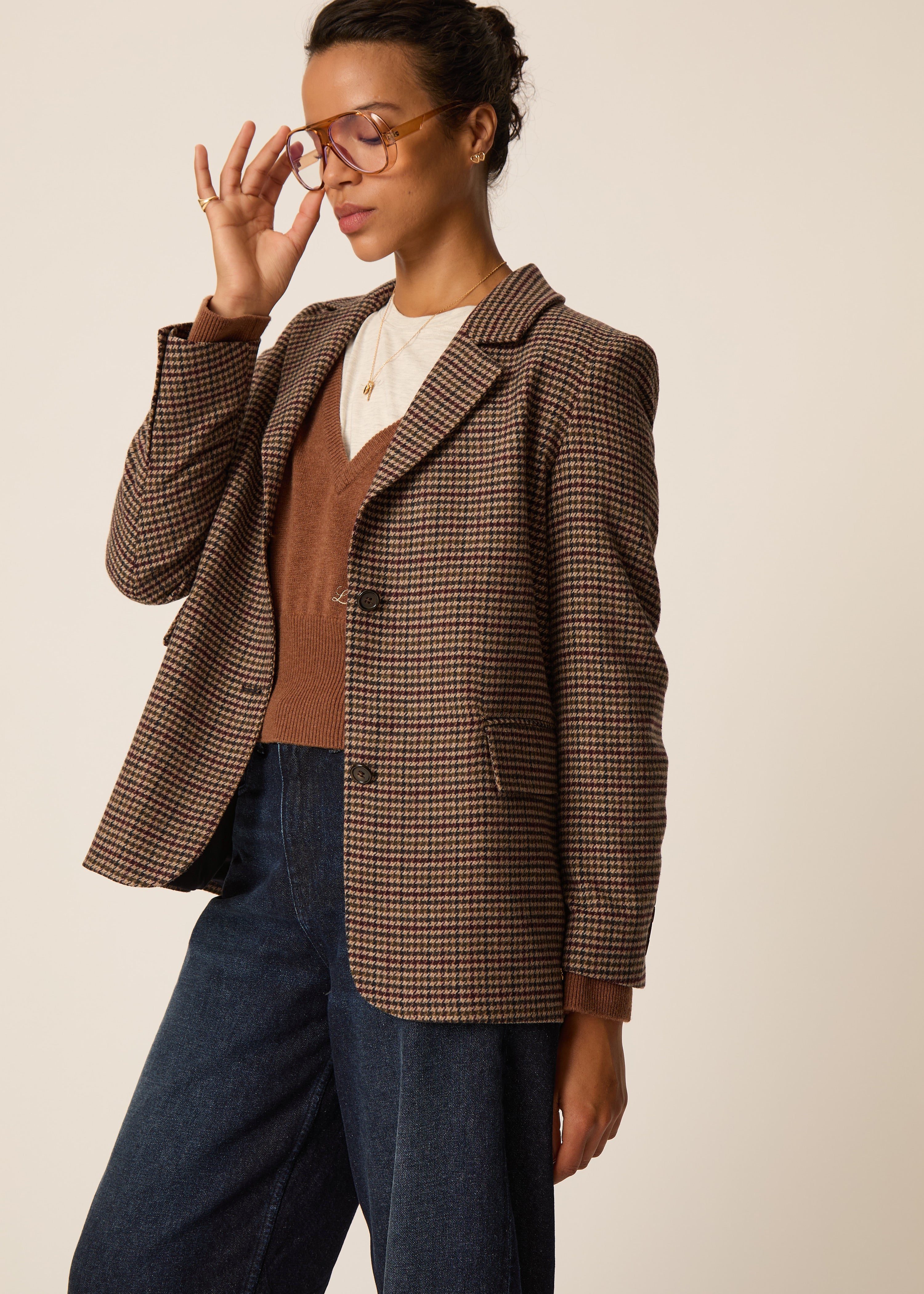 Des Petits Hauts - Tiffany Blazer - Brook Plaid