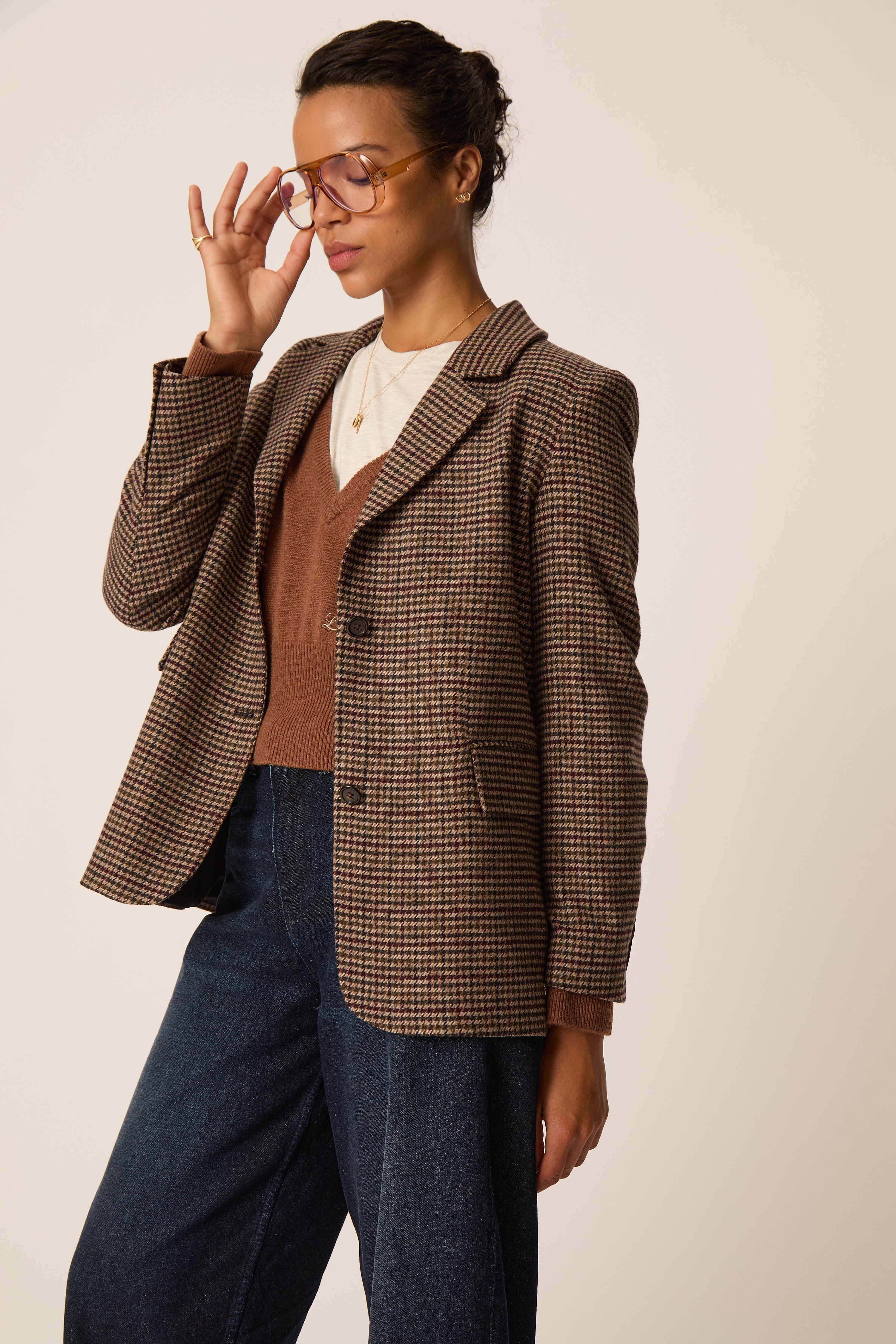 Des Petits Hauts - Tiffany Blazer - Brook Plaid