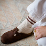 Unified - Gym Socks – Oat Cocoa Stripe -