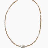 Saskia de Vries - Maris Strand Necklace – Gold/Moonstone -
