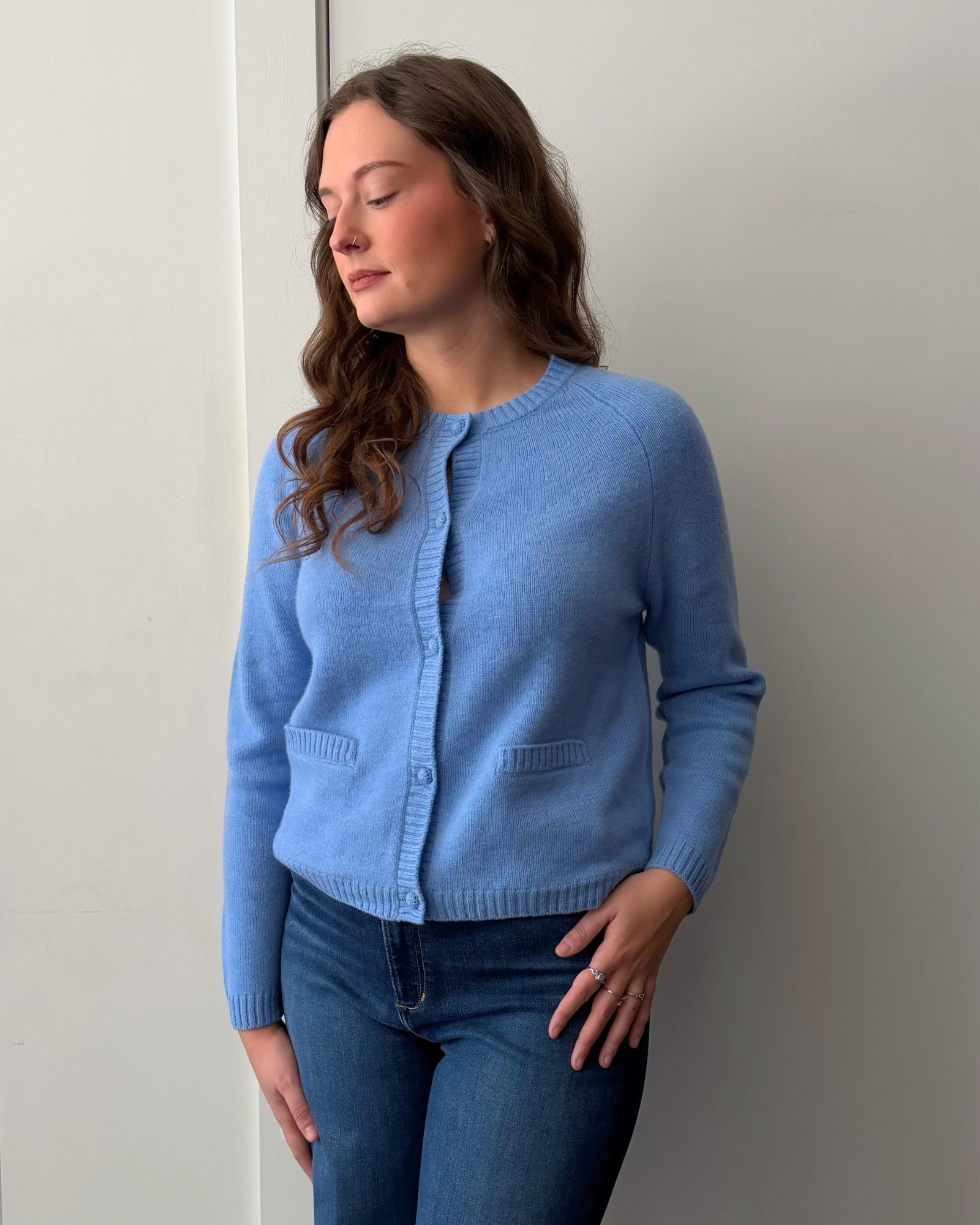 Naïf - Babette Cardigan - Sky Blue