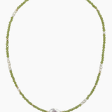 Saskia de Vries - Maris Strand Necklace – Gold/Peridot -