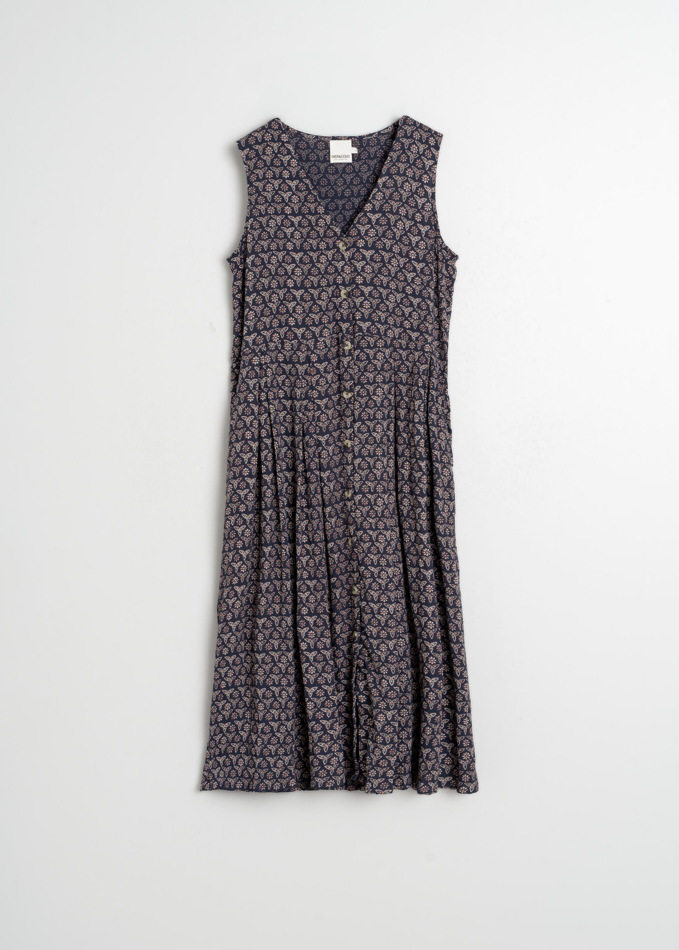 Indi & Cold - Multiposition Block Print Dress -