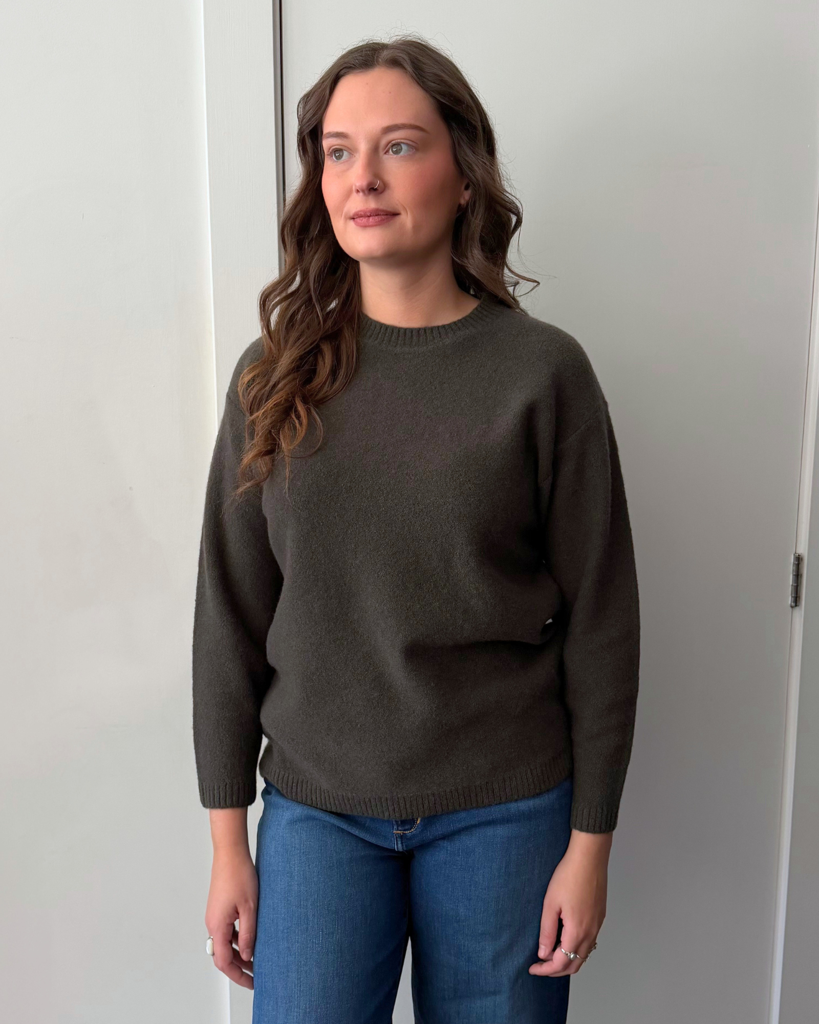 Naïf - Hadley Sweater - Smoky Green