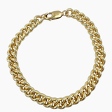 Saskia de Vries - Cuban Chain Bracelet – Gold -