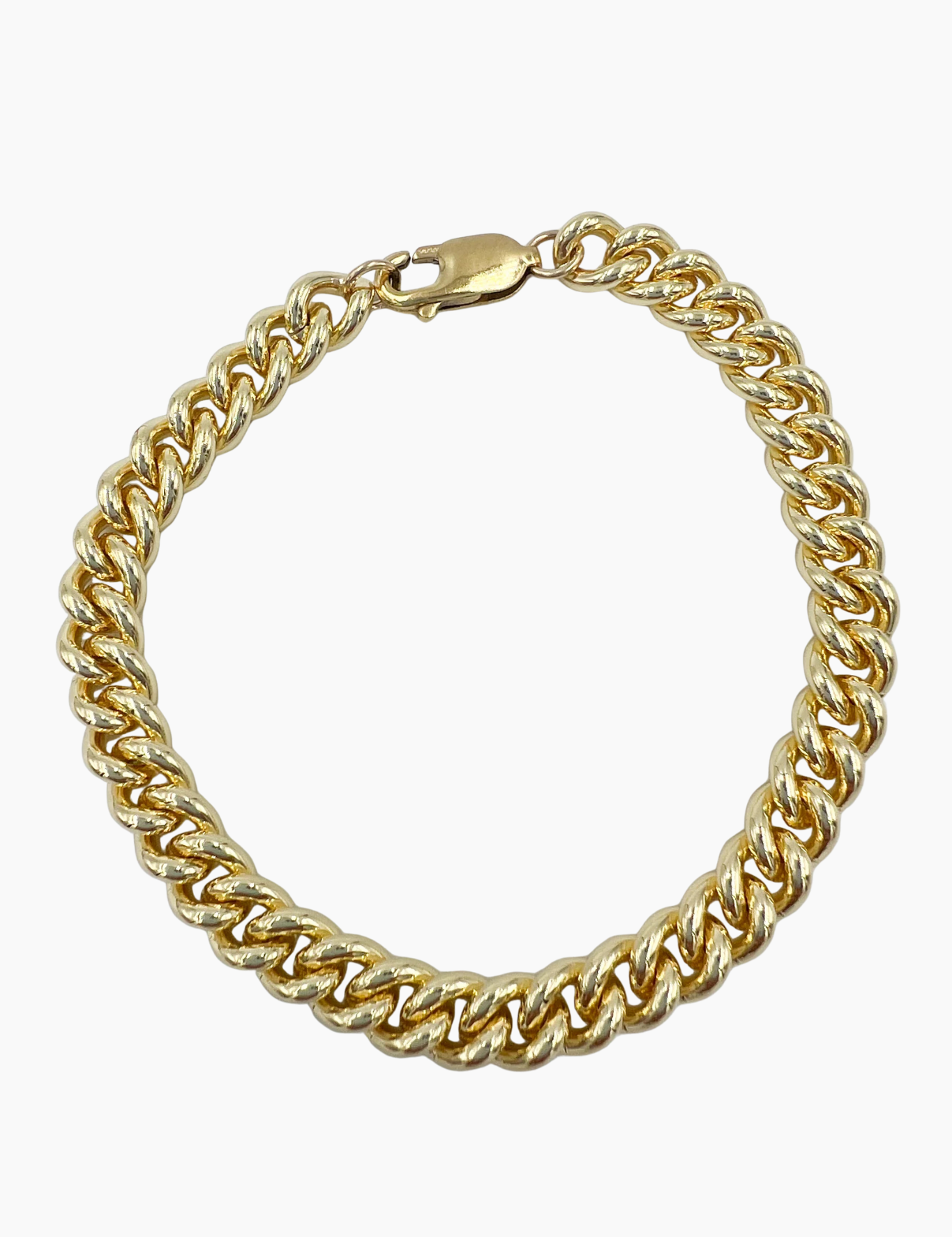 Saskia de Vries - Cuban Chain Bracelet – Gold -