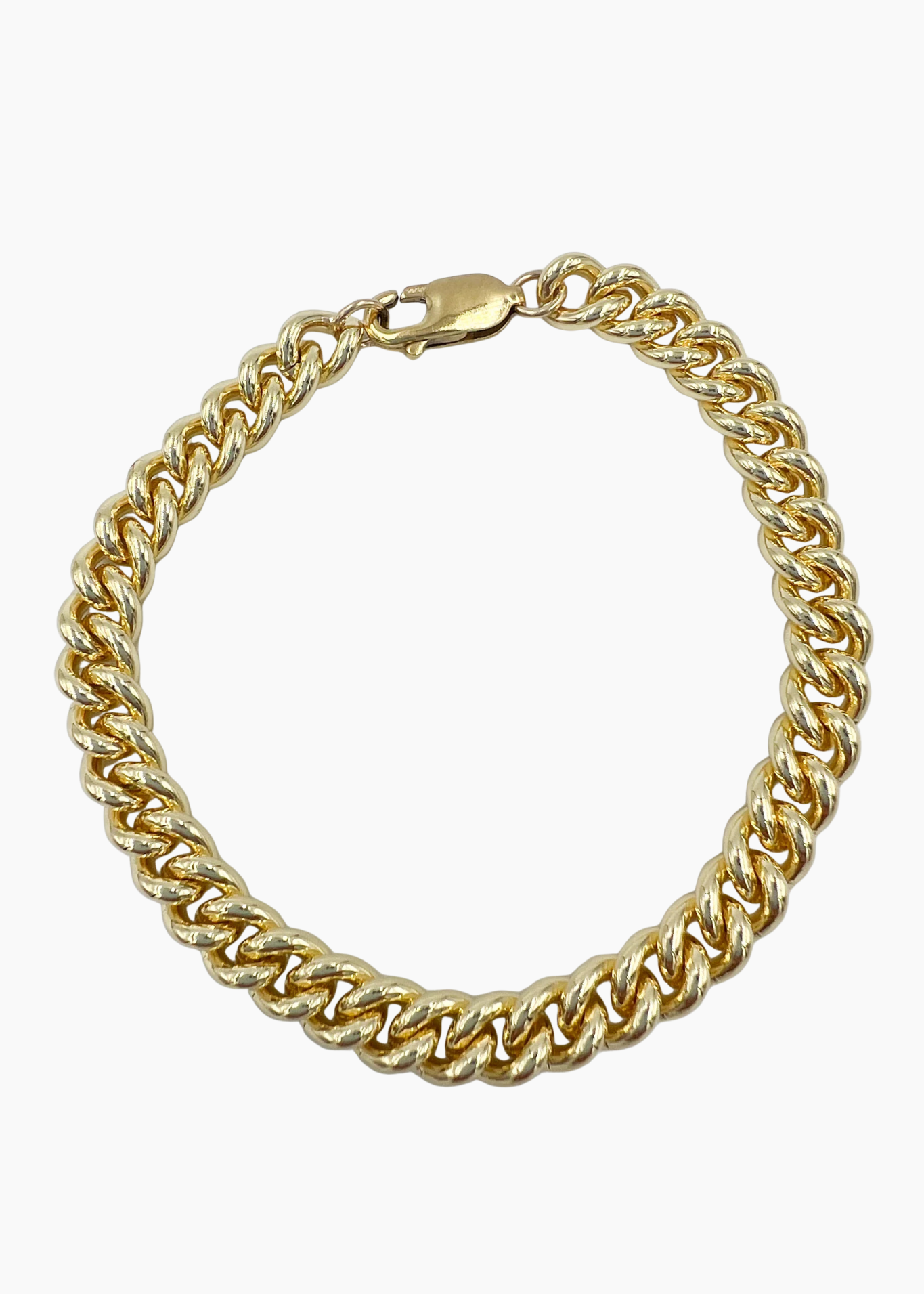 Saskia de Vries - Cuban Chain Bracelet – Gold -