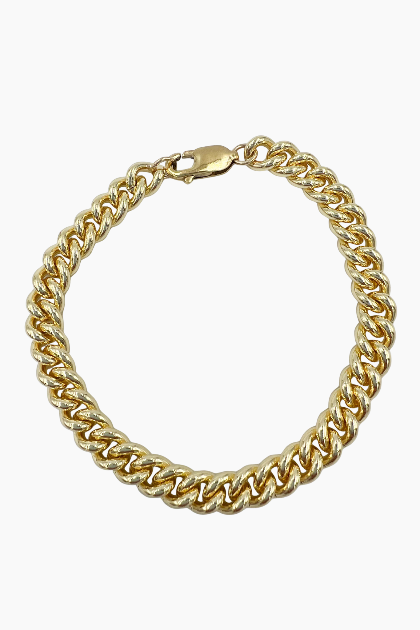 Saskia de Vries - Cuban Chain Bracelet – Gold -