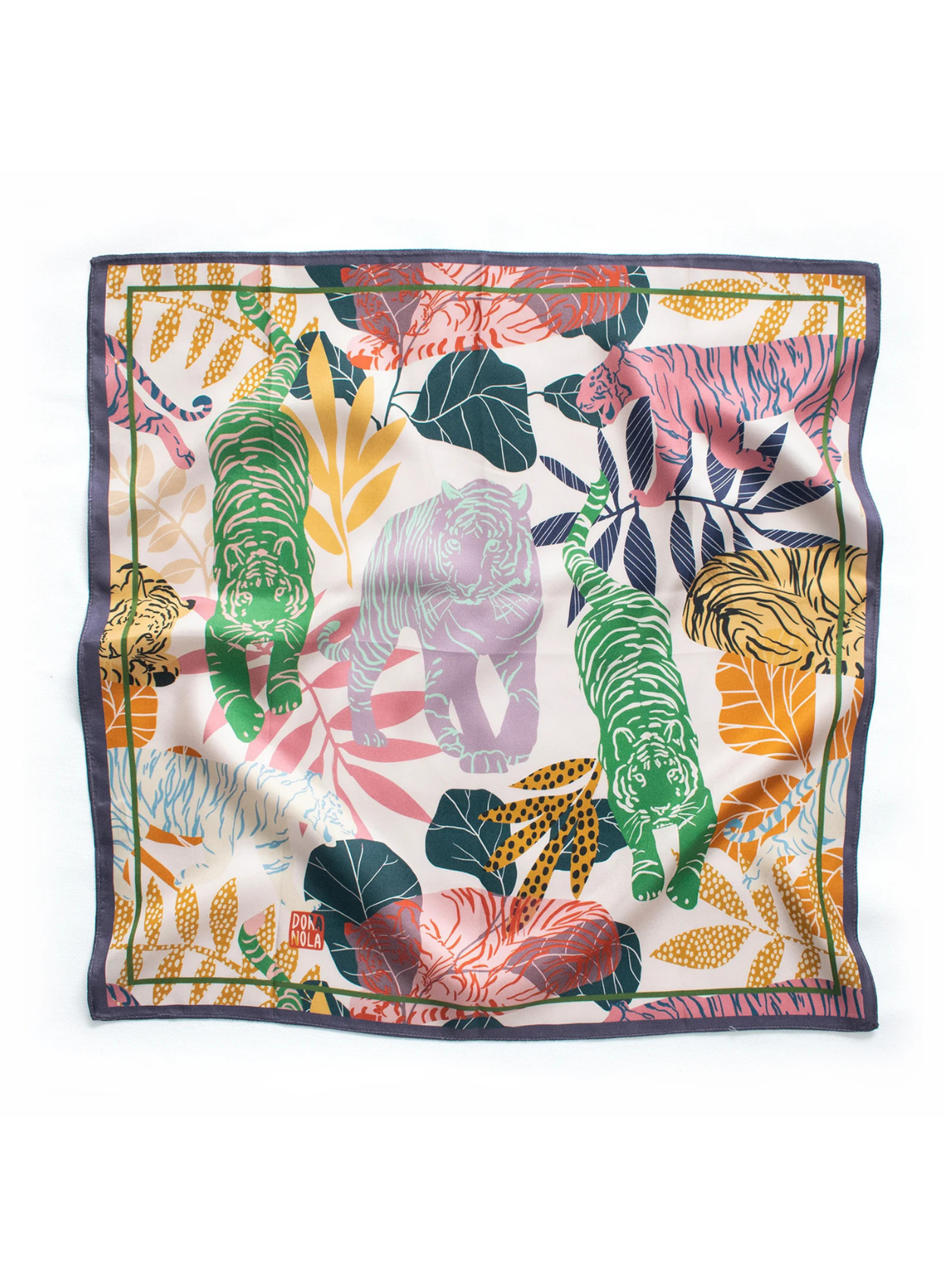 Dora Nola - Tigress Silk Neckerchief -