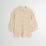 Linen Button Blouse