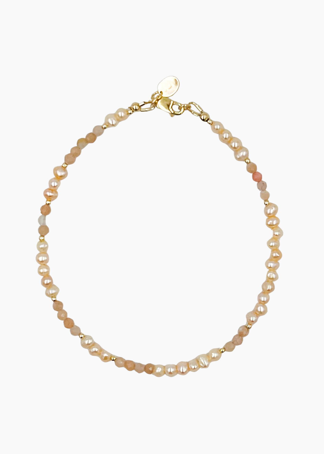 Saskia de Vries - Sun and Salt Anklet – Gold 9" -