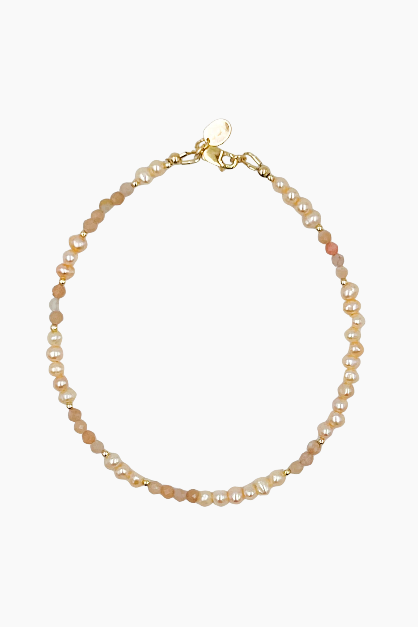 Saskia de Vries - Sun and Salt Anklet – Gold 9" -
