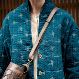 Quilted Jacquard Kimono Jacket