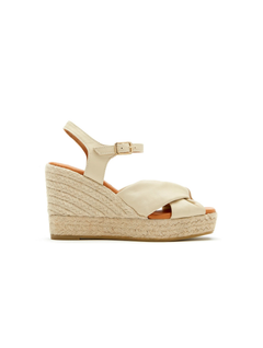 Sister Soeur - Faith Wedge Sandal - Cream