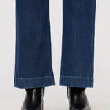 Denim Short Sleeve Jumpsuit