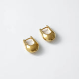 Baguette Hoops Gold