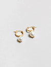 Pearl Hoops Gold-Wolf Circus-Sattva Boutique