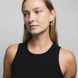 Pearl Hoops – Gold