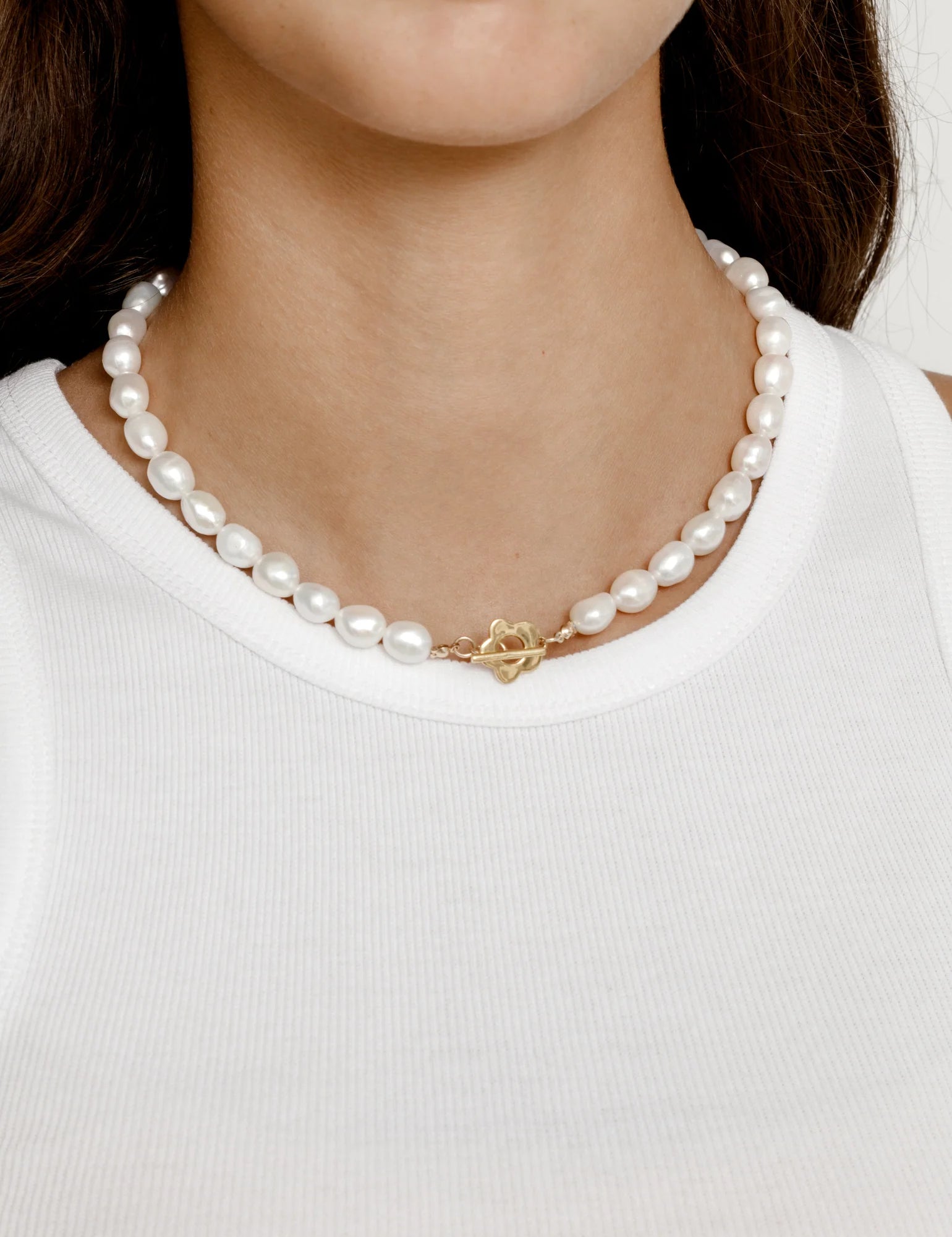 Wolf Circus - Lola Pearl Necklace Gold -