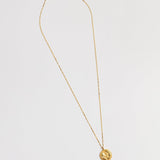 Rose Coin Necklace – Gold