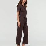 Stretch Canvas Girlfriend Jumpsuit
