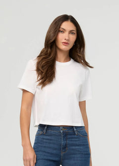 DU/ER - Pima Boxy Tee - White