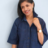 Part Two - Sardia Denim Dress -