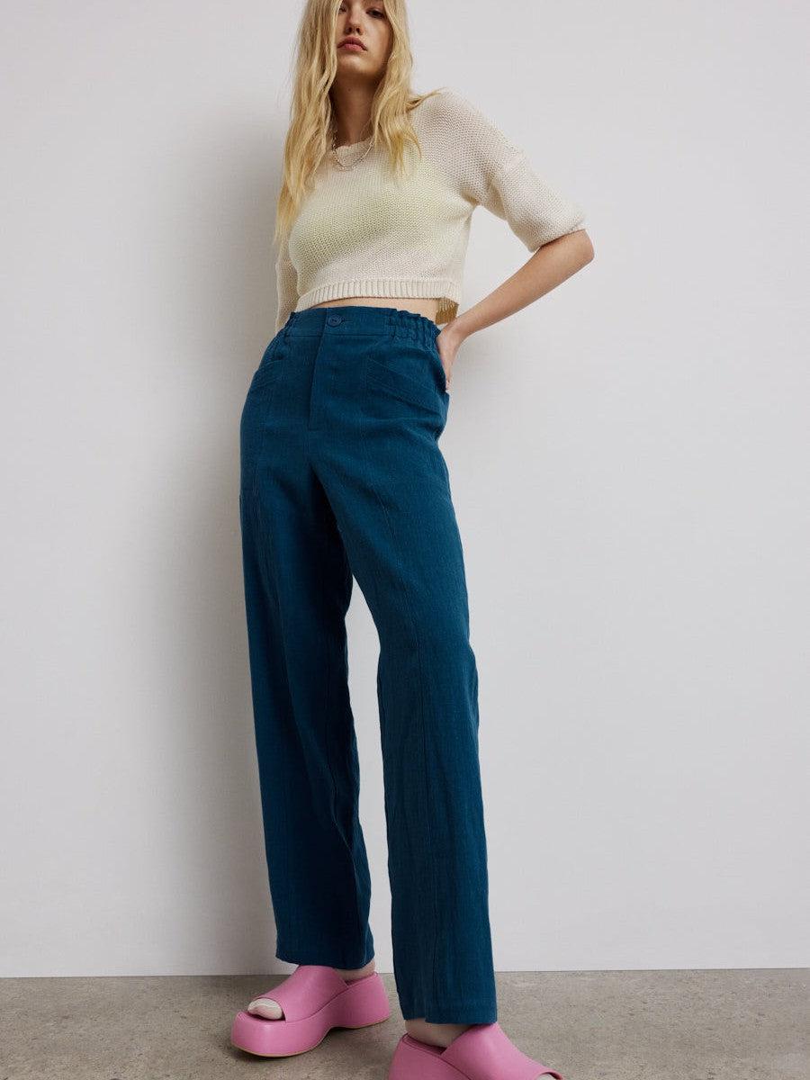 Adams Pant-Eve Gravel-Sattva Boutique