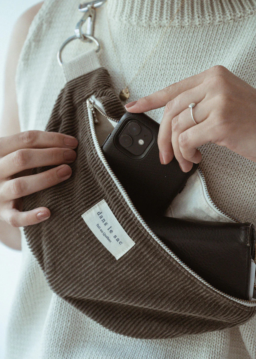 dans le sac - Cord Belt Bag – Jungle -