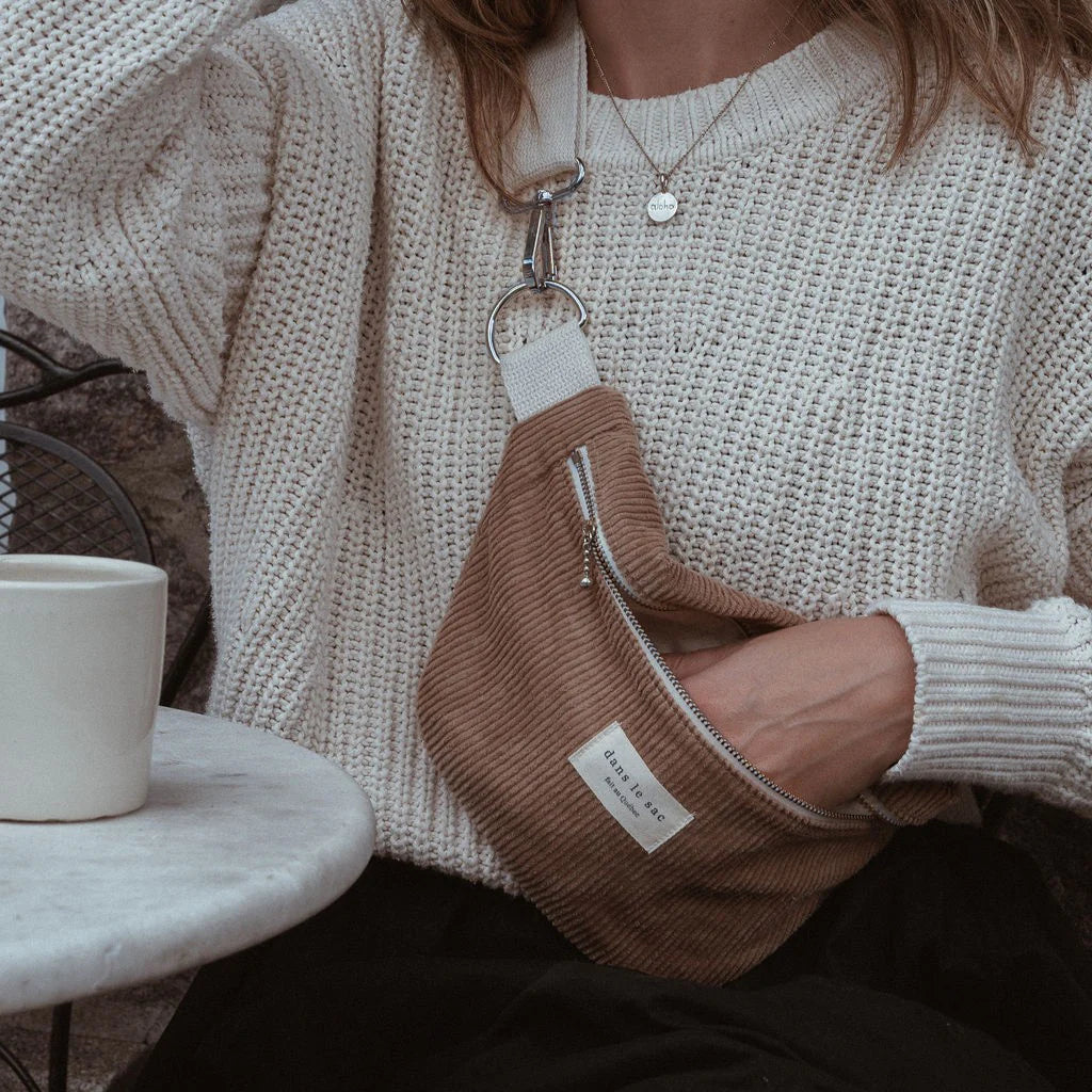 dans le sac - Cord Belt Bag – Dune -