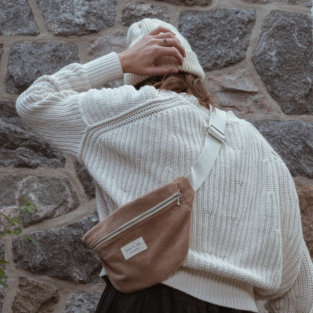 dans le sac - Cord Belt Bag – Dune -